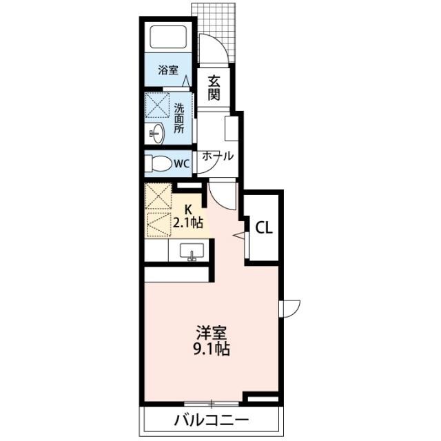 ヴィラの物件間取画像