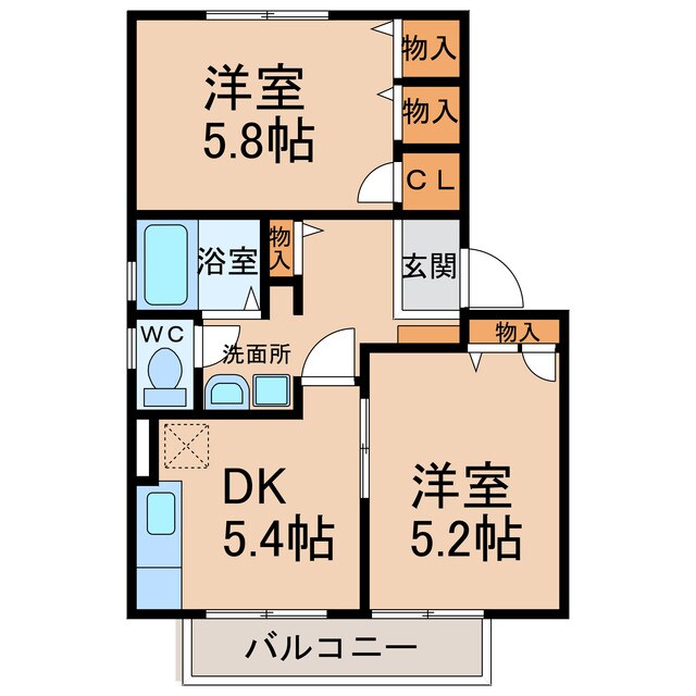 Ｄｏｍａｉｎ　A棟の物件間取画像