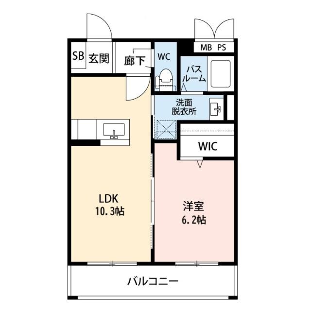 レグルスKの物件間取画像