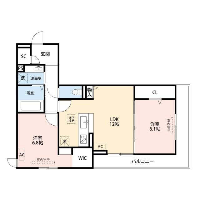 プラム86の物件間取画像