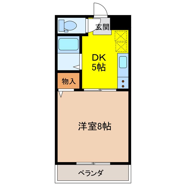 ルチェーレ愛野Ⅱの物件間取画像