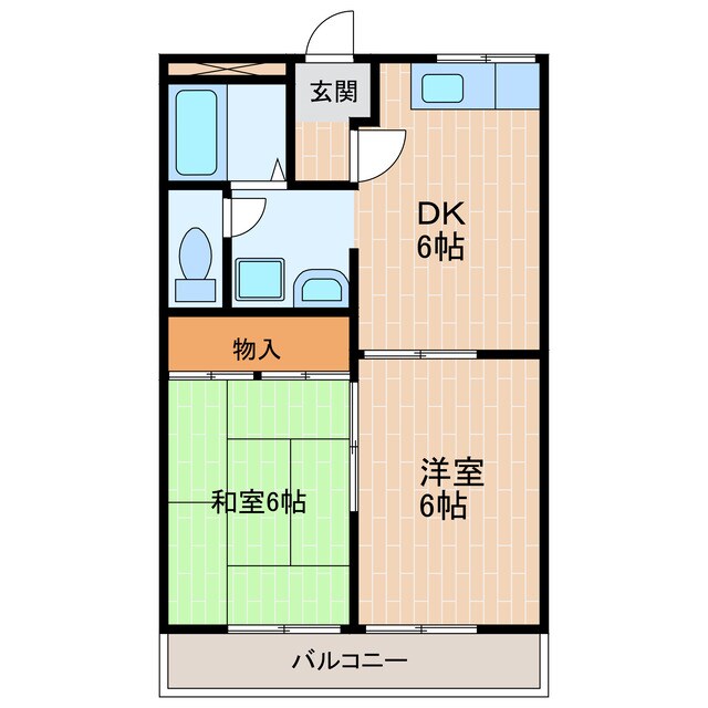 掛川駅 徒歩10分 2階の物件間取画像