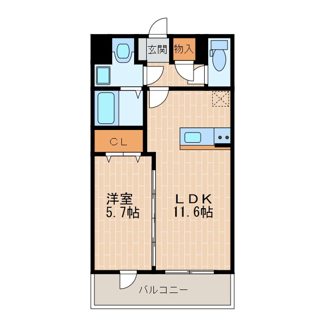 セラヴィー参番館の物件間取画像