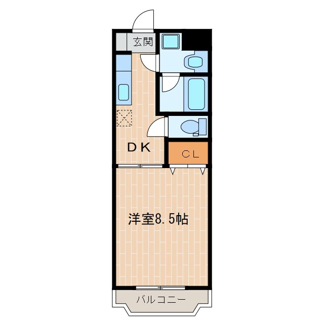 掛川市役所前駅 徒歩9分 3階の物件間取画像