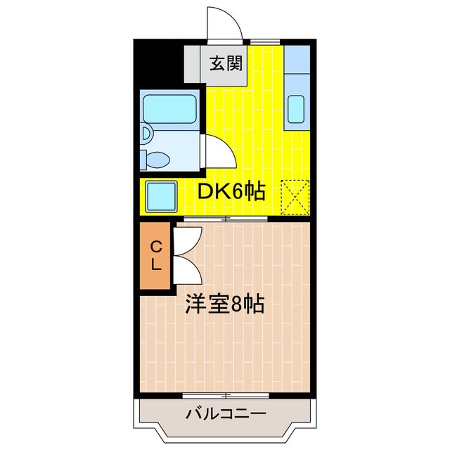 掛川駅 徒歩17分 3階の物件間取画像