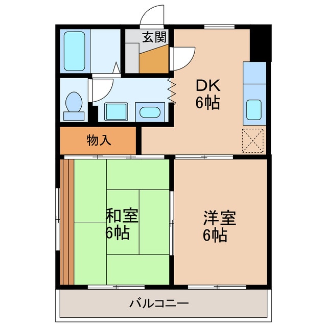 プロヴァンスの物件間取画像