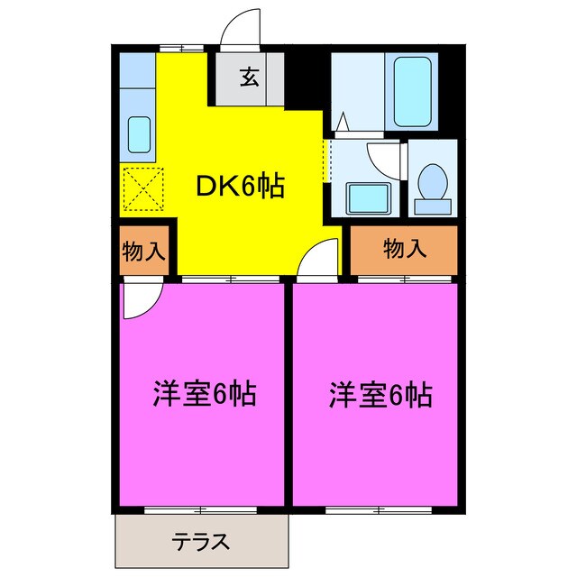 スマイルジョイの物件間取画像