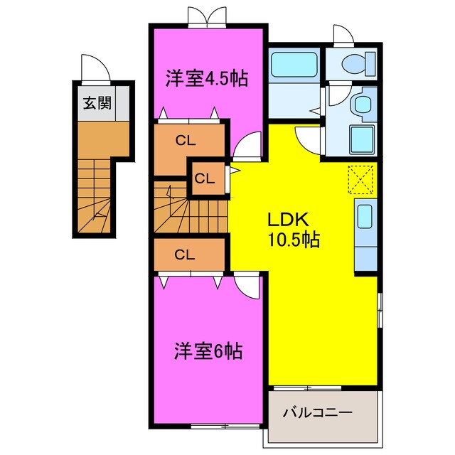 アムールの物件間取画像