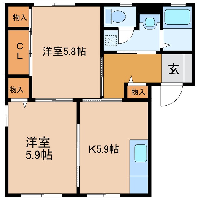 菊川駅 徒歩11分 1階の物件間取画像