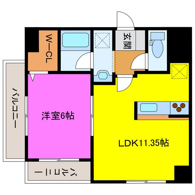 掛川駅 徒歩8分 4階の物件間取画像