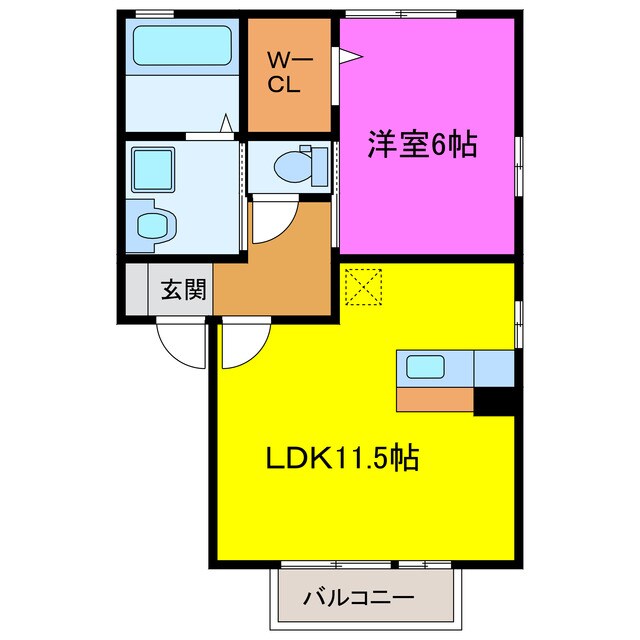 プロフォンドＡの物件間取画像