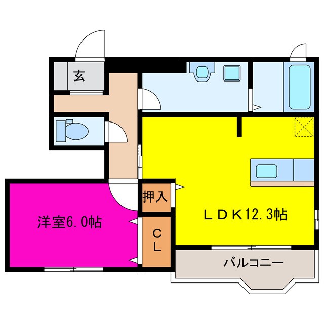 クローバーの物件間取画像