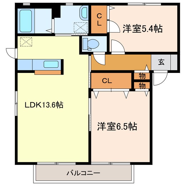 菊川駅 徒歩13分 2階の物件間取画像