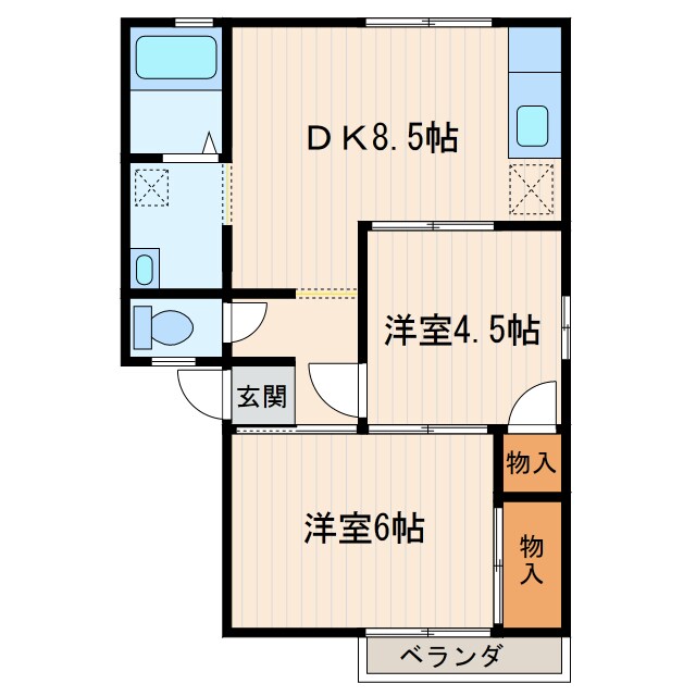 フォーメイト紺屋町の物件間取画像