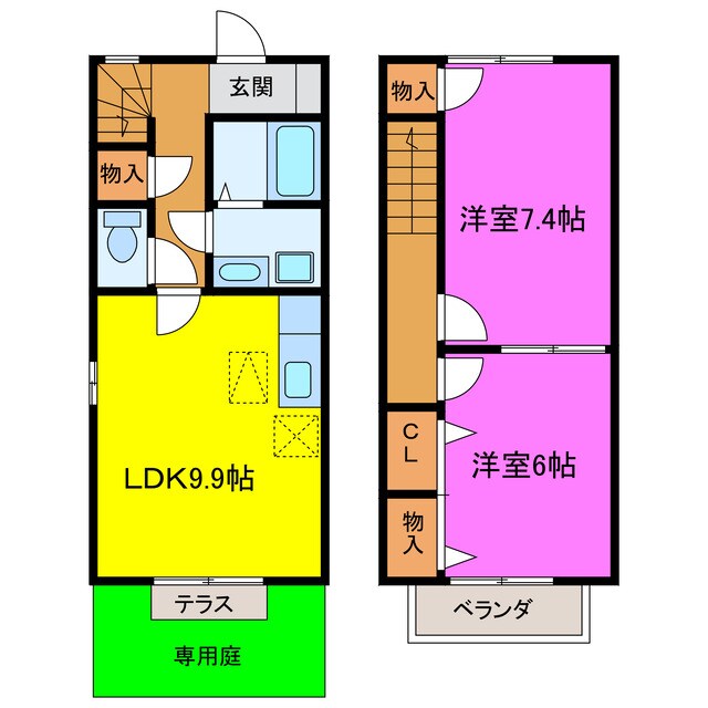 ブランシェアオノの物件間取画像