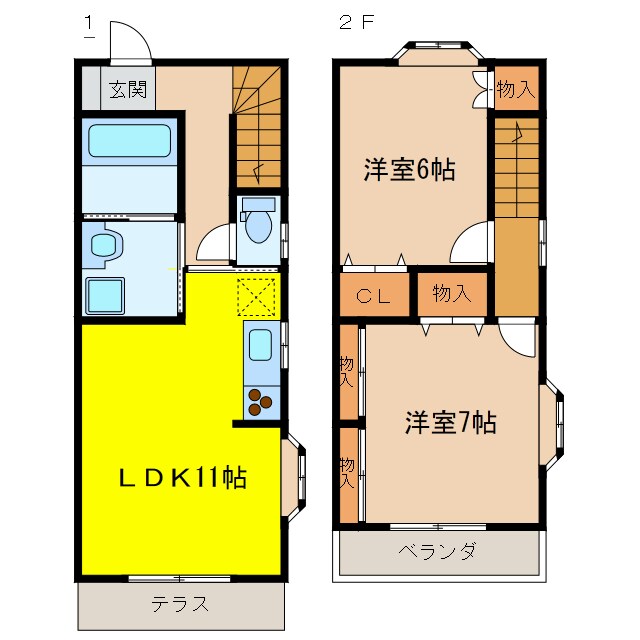 ＦＥＲＩＯ　ＴＯＷＮの物件間取画像