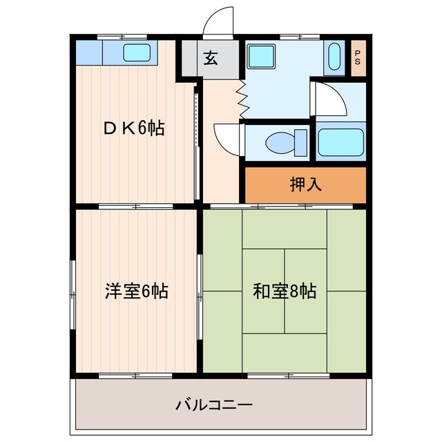 オズハウス３の物件間取画像