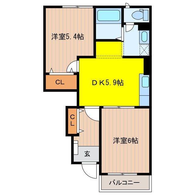 フィオーレ・Ｆの物件間取画像