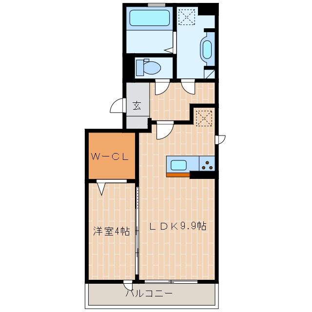 D-room初馬の物件間取画像
