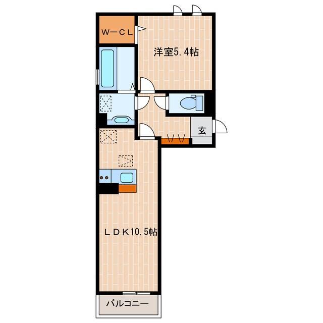 グランドソレイユⅡの物件間取画像