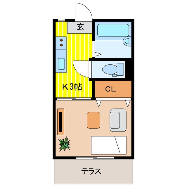 物件間取画像