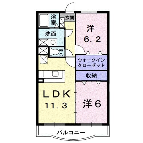 物件間取画像