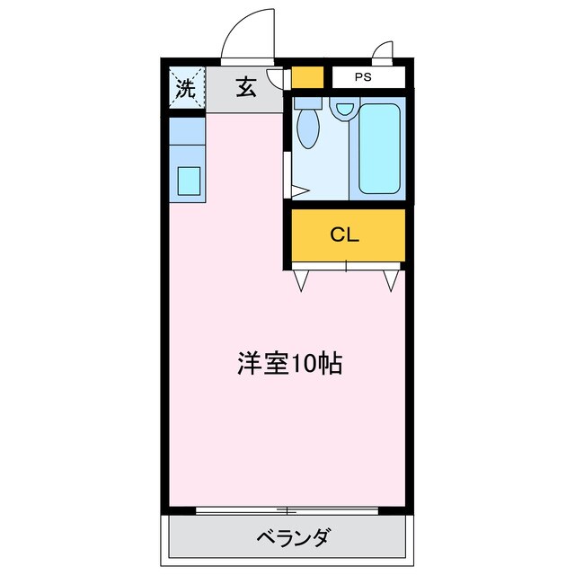 ロランジュＢの物件間取画像