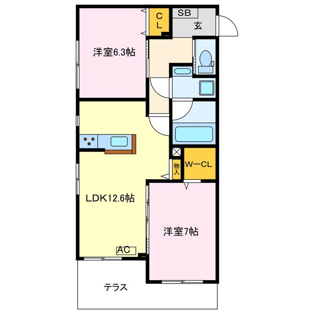 ウィンライトの物件間取画像