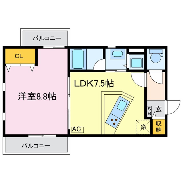 ガーデンコートプロヴァンスの物件間取画像