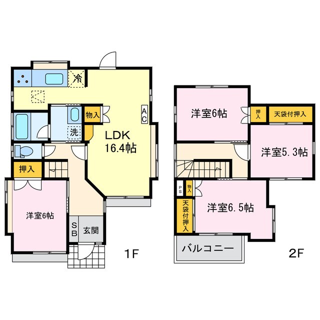 東幸町貸家の物件間取画像