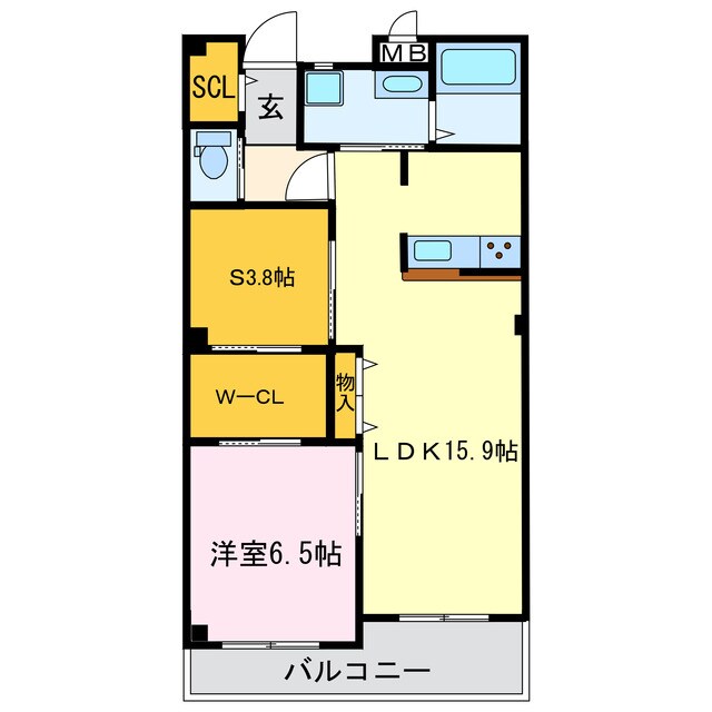 ピノワール　弐番館の物件間取画像