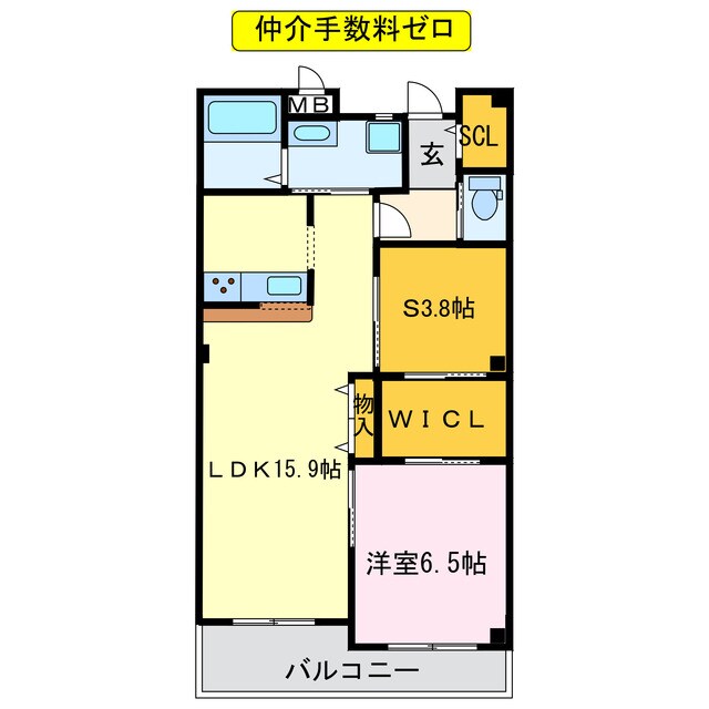 ピノワール　弐番館の物件間取画像