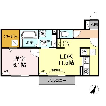 ヴィラ・ロワイヤル　六番館の物件間取画像