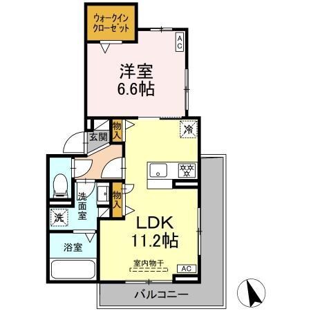 リッツハウスⅡの物件間取画像