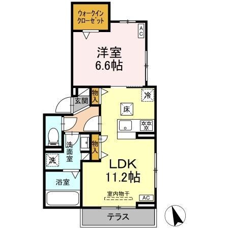 リッツハウスⅡの物件間取画像
