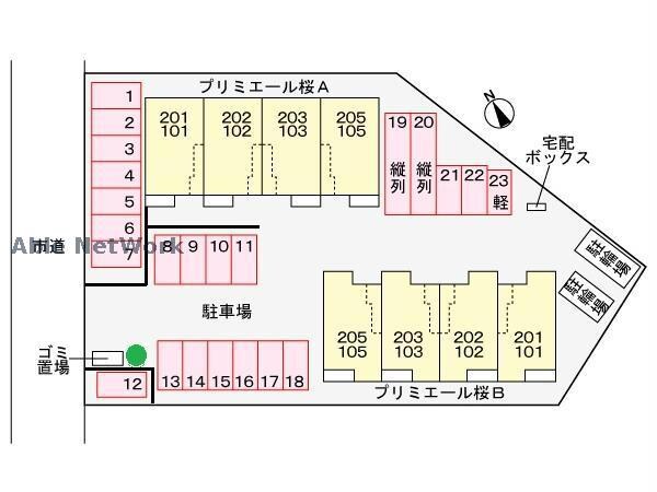 プリミエール　桜　Bの物件外観写真
