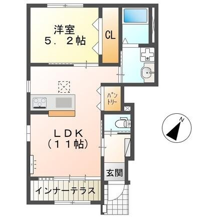 ルート１サイドの物件間取画像