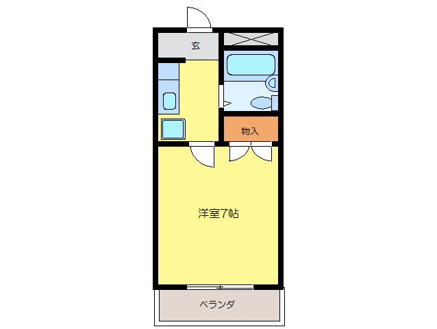 メルシー阿山の物件間取画像