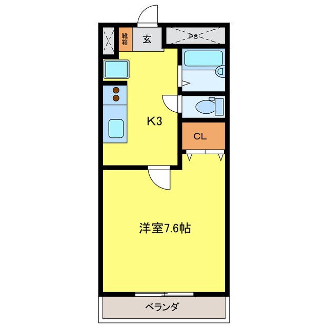 ボンヌピエスの物件間取画像