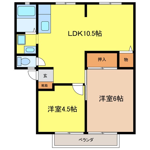 ロイヤルヒルズの物件間取画像