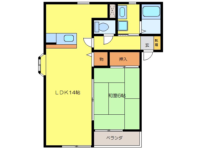 ニューシャトーの物件間取画像