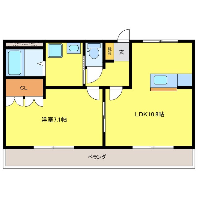 レスポワールの物件間取画像