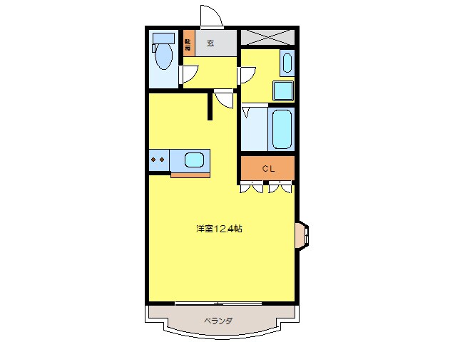 グリーンコートの物件間取画像