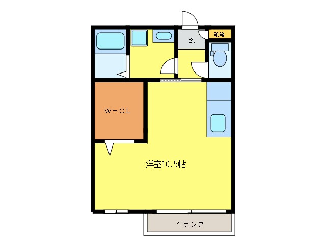 カーサ煌めきの物件間取画像