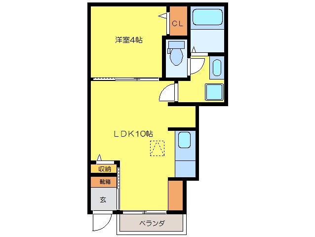 Ｍ･ウェイブⅡの物件間取画像