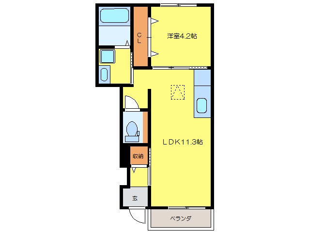 ウラヌスの物件間取画像