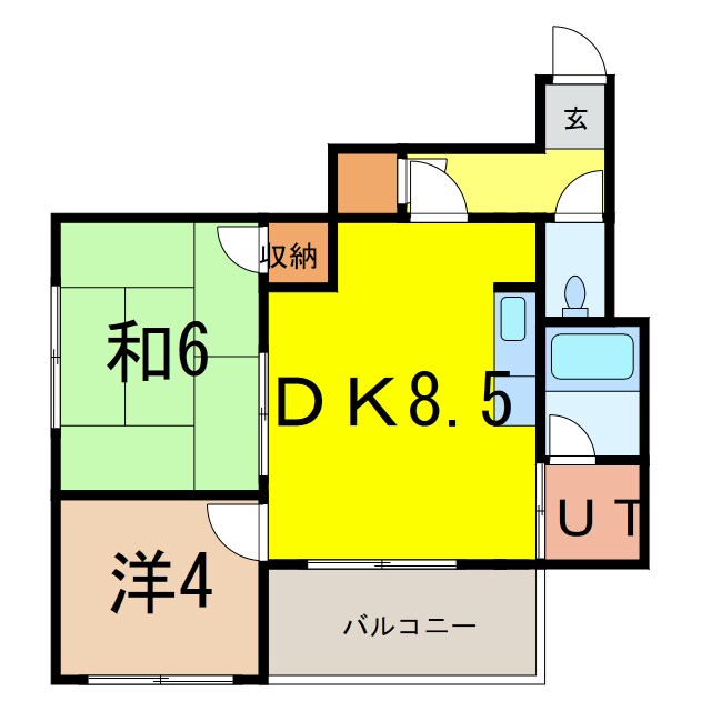 旭川2.3ビルの物件間取画像