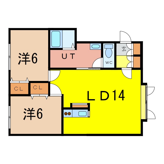 プラタナスの物件間取画像