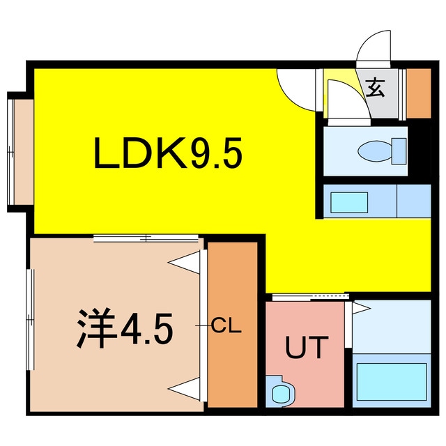 クリーンハイツカイホークBの物件間取画像