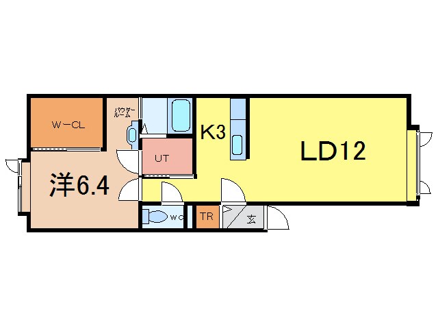 クオーレ(曙)の物件間取画像